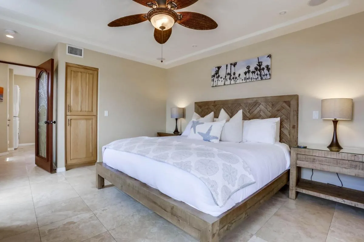 Image 1 of Stunning Ocean View Home w Rooftop Terrace, Firepit, Fast Wifi, AC & Parking!