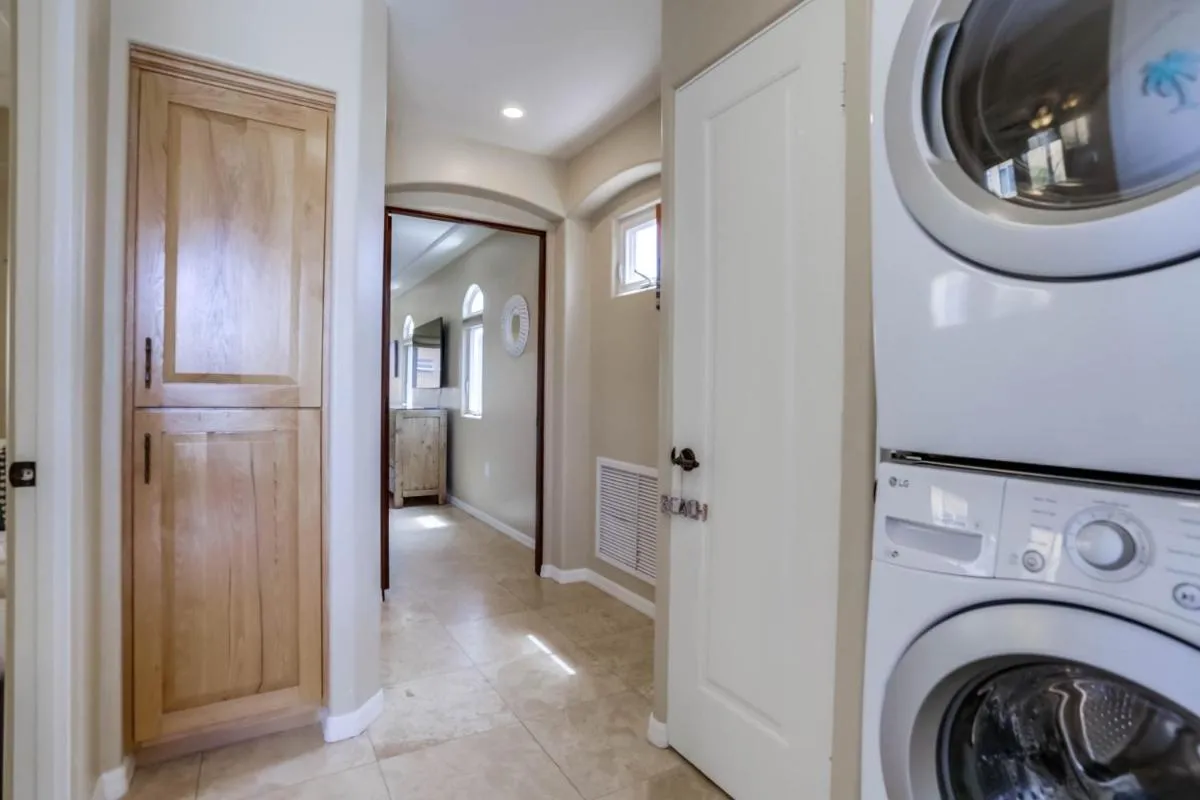 Image 4 of Stunning Ocean View Home w Rooftop Terrace, Firepit, Fast Wifi, AC & Parking!
